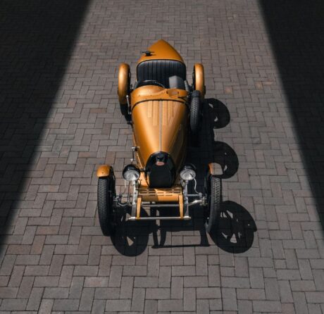 Bugatti Baby II Sanfran Gold Signature Commission overhead