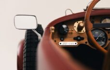 The George Cleverly dashboard and steering wheel