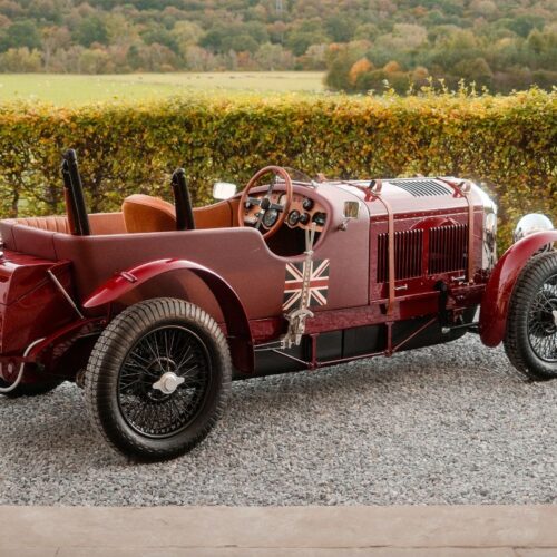 The George Cleverly Bentley Blower Jnr rear three quarter view