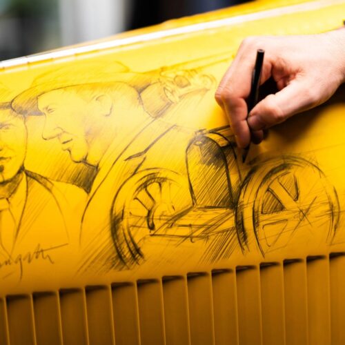 Bugatti Baby II Jascha Straub art car hood